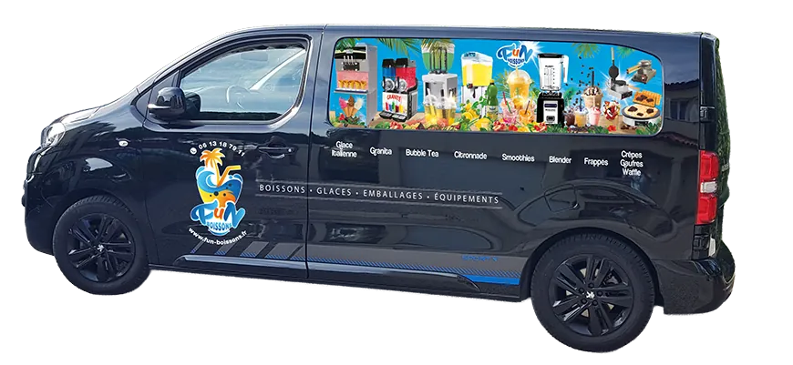 Le premier véhicule de livraison FUN BOISSONS