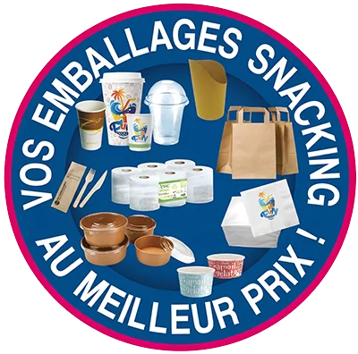 Vos emballages snacking au meilleur prix