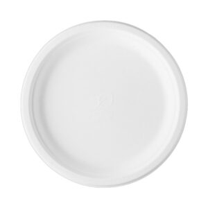 assiette bagasse ronde en fibre de canne