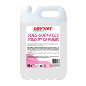 ent0005 liquide nettoyant sol parfum bouquet de fleurs lot de 1 bidon de 5 litres