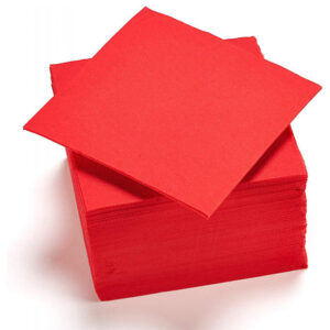 ent0037 serviette papier pur ouate micro pointe 38 x 38 cm rouge carton de 1440 serviettes