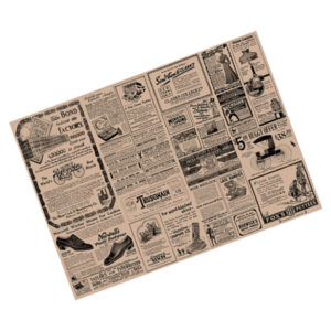 ent0048 set de table recycles en papier marron naturel times 80 g 31 x 43 cm carton de 2000 sets