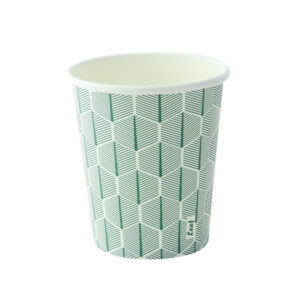 gobelet café carton kraft blanc décor eaf 8oz