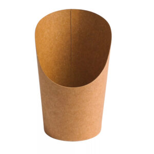 pot à wrap en carton kraft brun